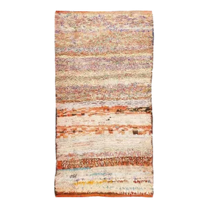 Nazmiyal Collection Mid Century Rag Texture Moroccan Rug