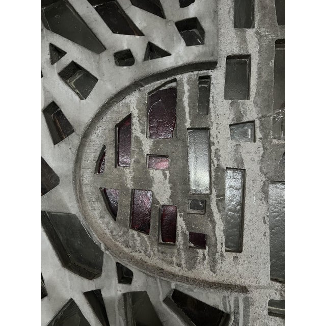 Large Dutch Brutalist Concrete Windows, 1960s, Set of 2 For Sale - Image 13 of 18
