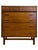 Mid century modern four-drawer dresser manufactured by Bassett Furniture Industries, Inc. This piece features a clean,...