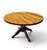Oak Dining Table with Central Pedestal For Sale - Image 12 of 14