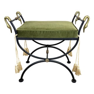 Vintage Maison Jansen Style Vanity Bench For Sale