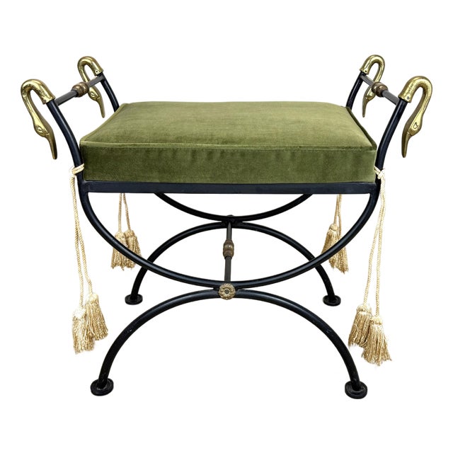 Vintage Maison Jansen Style Vanity Bench For Sale