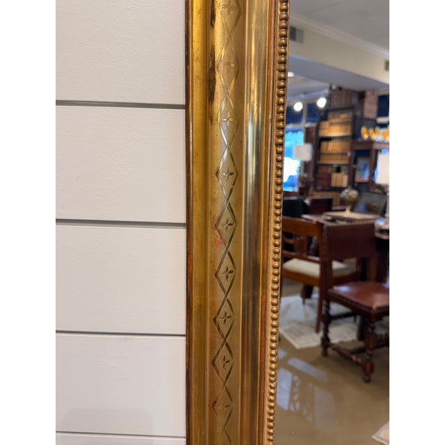 Wood 19th Century Louis Phillipe Mirror For Sale - Image 7 of 14