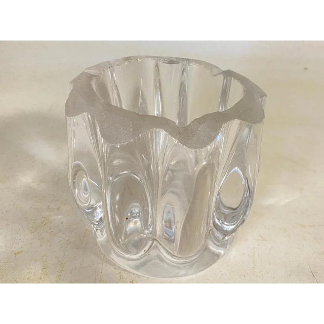 Art Deco Molded Glass Ashtray, 1940 For Sale - Image 9 of 11