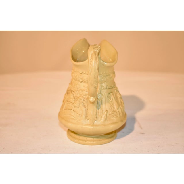 Splendid W. Ridgway & Co. drab ware pitcher which is dated on the bottom with an impressed mark October 1, 1835. This...