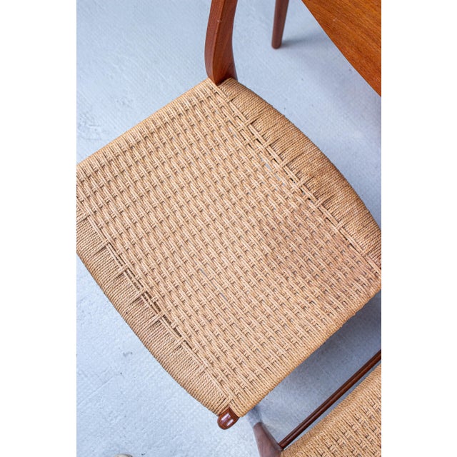 Mid-Century Danish Teak Chairs by Arne Wahl Iversen, 1960s, Set of 5 For Sale - Image 12 of 18
