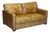 Halo Two Seater Viscount Tan Leather Sofa by Timothy Oulton For Sale