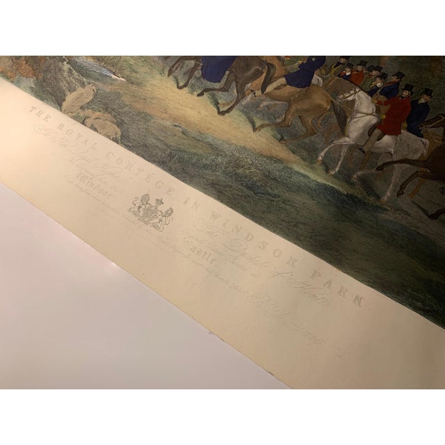Vintage English Engraving Print after Richard Barrett Davis / Engraved F Bromley For Sale - Image 10 of 11