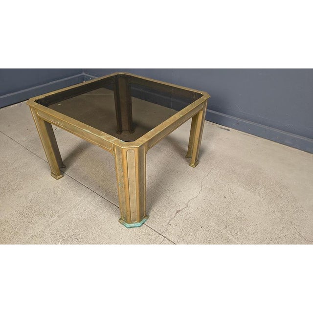 Brutalist Cast Bronze Side Tables from Peter Van Heeck, 1970s For Sale - Image 4 of 13