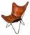 Butterfly Chair in Leather For Sale