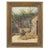 Portuguese School Artist, Courtyard, Oil on Canvas For Sale - Image 6 of 6