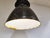 Metal Large Industrial Enamel Lamp, 1950s For Sale - Image 7 of 11