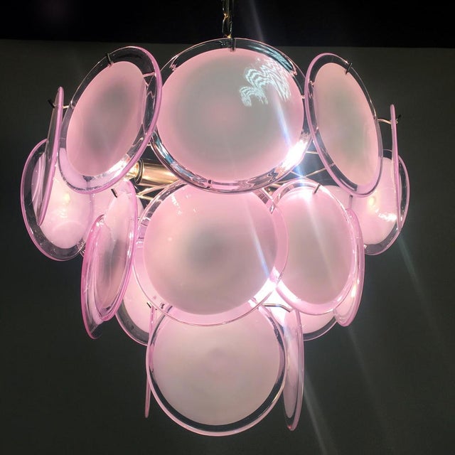 Murano Glass Chandelier by Vistosi For Sale - Image 11 of 16