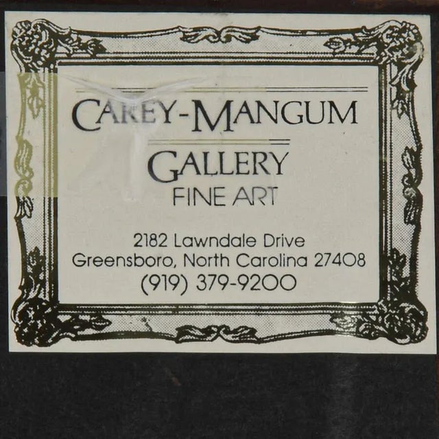 Late 20th Century Late 20th Century Framed Print of William Mangum's "Morning Glory" For Sale - Image 5 of 8