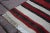 1980s Tribal Red Striped Cappadocia Kilim For Sale In Sacramento - Image 6 of 13
