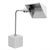 Vintage Pair Mid Century Modern Koch & Lowy Omi Chrome Desk Table Lamp on Carrara Marble Base For Sale - Image 10 of 11