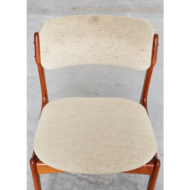 Mid-Century Modern No. 49 Dining Chairs by Erik Buch for O. D. Møbler, 1970s, Set of 4 For Sale - Image 3 of 18