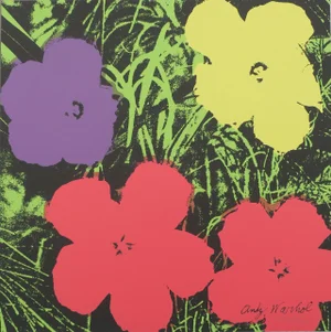 1986 Carnegie Museum of Art Andy Warhol Flowers 73 Lithograph