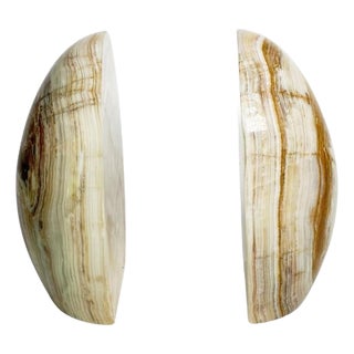 20th Century Onyx Bookends, France, Set of 2 For Sale