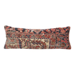 Handwoven Tribal Hand Knotted Throw Pillow Cover -16'' X 43'' For Sale
