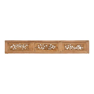 Birds & Flowers Asian Wall Panel For Sale