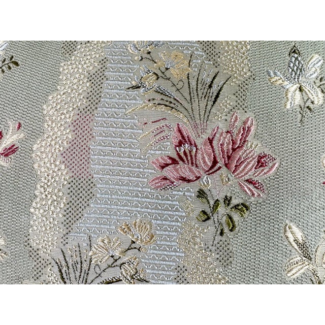 Textile Vintage Brunschwig & Fils Tasseled Silk Brocade Pillows/Pair For Sale - Image 7 of 9