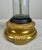 Vintage Hollywood Regency Coastal Brass Palm Hurricane Shade Frederick Cooper Style Table Lamps - a Pair For Sale In New York - Image 6 of 11