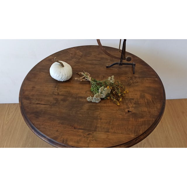 Wood Vintage Coffee Table, 1940s For Sale - Image 7 of 18