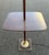 Mid Century Modern Brass and Walnut Floor Lamp Table Some signs of wear as shown in photos Measures Approximately 58" tall...
