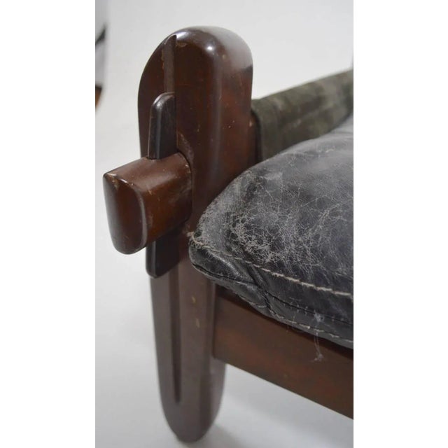 Mid-Century Modern Brazilian Stool Footrest Ottoman by Jean Gillon For Sale - Image 3 of 9