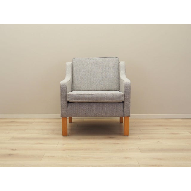 Danish Beech Armchair, 1970s For Sale - Image 4 of 18