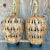 Vintage Boho Punch Cut Palm Frond Ceramic Table Lamps - a Pair For Sale - Image 4 of 6