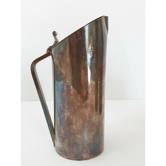 Metal Vintage Silver-Plated Metal Pitchers, France, 1970s, Set of 3 For Sale - Image 7 of 12
