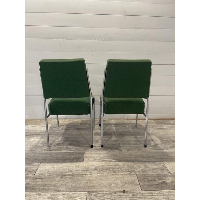 Bauhaus Vintage Art Deco Chrome Chairs, 1950s, Set of 2 For Sale - Image 3 of 7