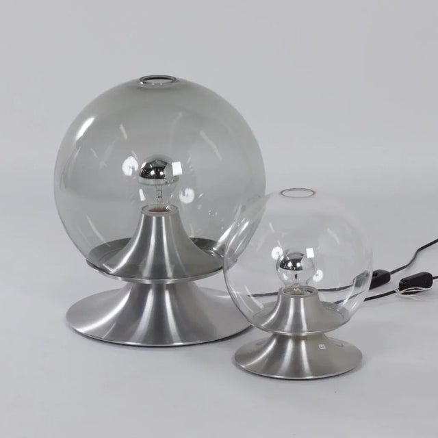 Mid-Century Modern Dream Island Table Lamp in Transparent Glass by Raak Amsterdam, 1960 For Sale - Image 3 of 12