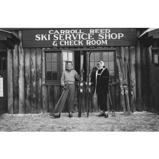 Slim Aarons, New England Skiing, Estate Stamped Photographic Print For Sale