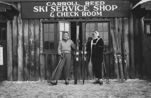 Slim Aarons, New England Skiing, Estate Stamped Photographic Print