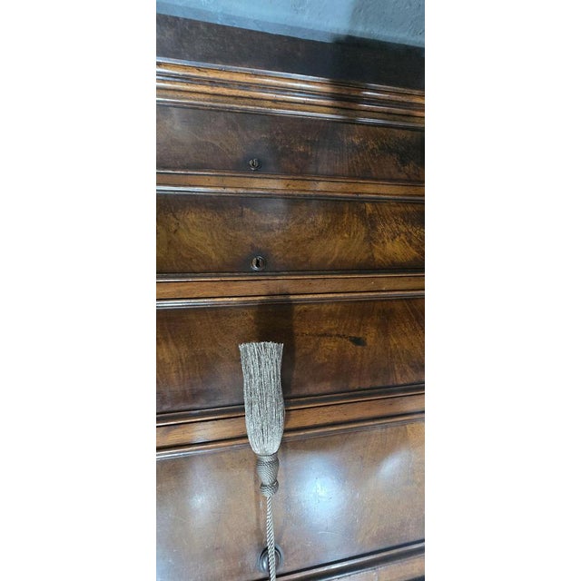 Wood Antique French Walnut Commode, 1850 For Sale - Image 7 of 17