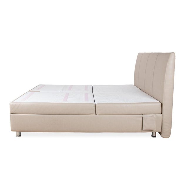 Ruf Veronesse QLX Leather Bed Beige Cream Sand For Sale - Image 12 of 14