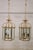 Metal Gilt Metal and Glass Lanterns, 1990s, Set of 2 For Sale - Image 7 of 15