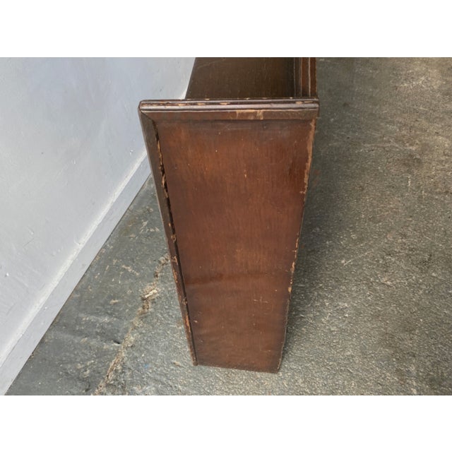Vintage Open Fronted Free-Standing Bookcase, 1930s For Sale - Image 6 of 7