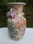 Late 20th Century Vintage Chinese Ceramic Vase W/Butterflies, Flowers & Pomegranate Fruit Handles For Sale - Image 5 of 12