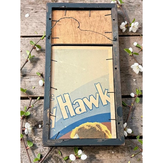 Antique Victorian Mirror Godey Fashion Print 1847-Black Gold Frame-Wall-Eastlake For Sale - Image 6 of 11