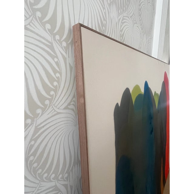 Blue “Huff” by Marcel Rozek (2022, Oil on Canvas) For Sale - Image 8 of 12