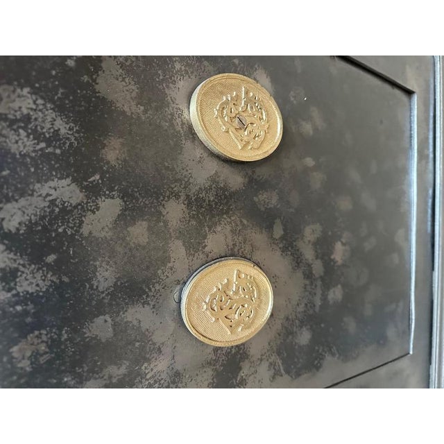 Vintage Safe Cabinet, 1950s For Sale - Image 9 of 13