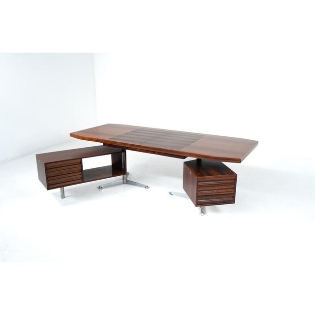 1960s Executive Desk by Osvaldo Borsani for Tecno, Italy, 1960s For Sale - Image 5 of 15