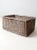 Vintage Wicker Storage Basket For Sale - Image 4 of 11