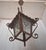 Vintage Rustic German Hanging Lamp in Lantern Shape with Iron, 1980s For Sale - Image 6 of 7