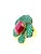 Early 21st Century Bochic "Orient" Vintage Ruby & Emerald Flower Ring Set In 18K Gold & Silver For Sale - Image 5 of 18