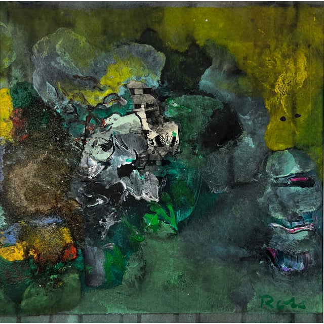 Abstract Expressionism Garden Splendor and Wonder Abstract and Visual Stimulation Sculptural Painting by Ross Martin Fink For Sale - Image 3 of 6